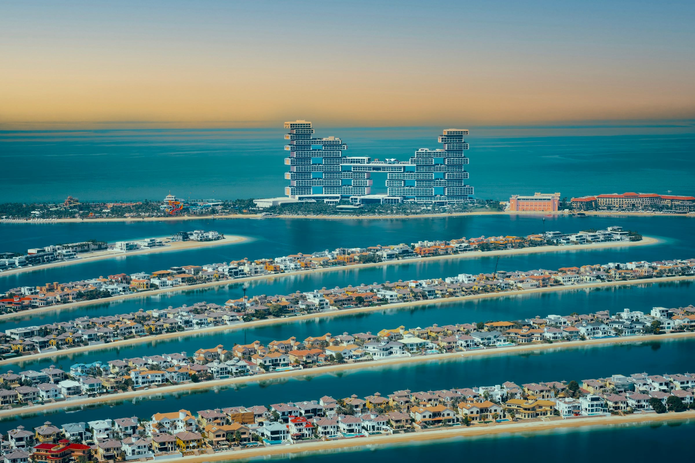 Palm Jumeirah from the air