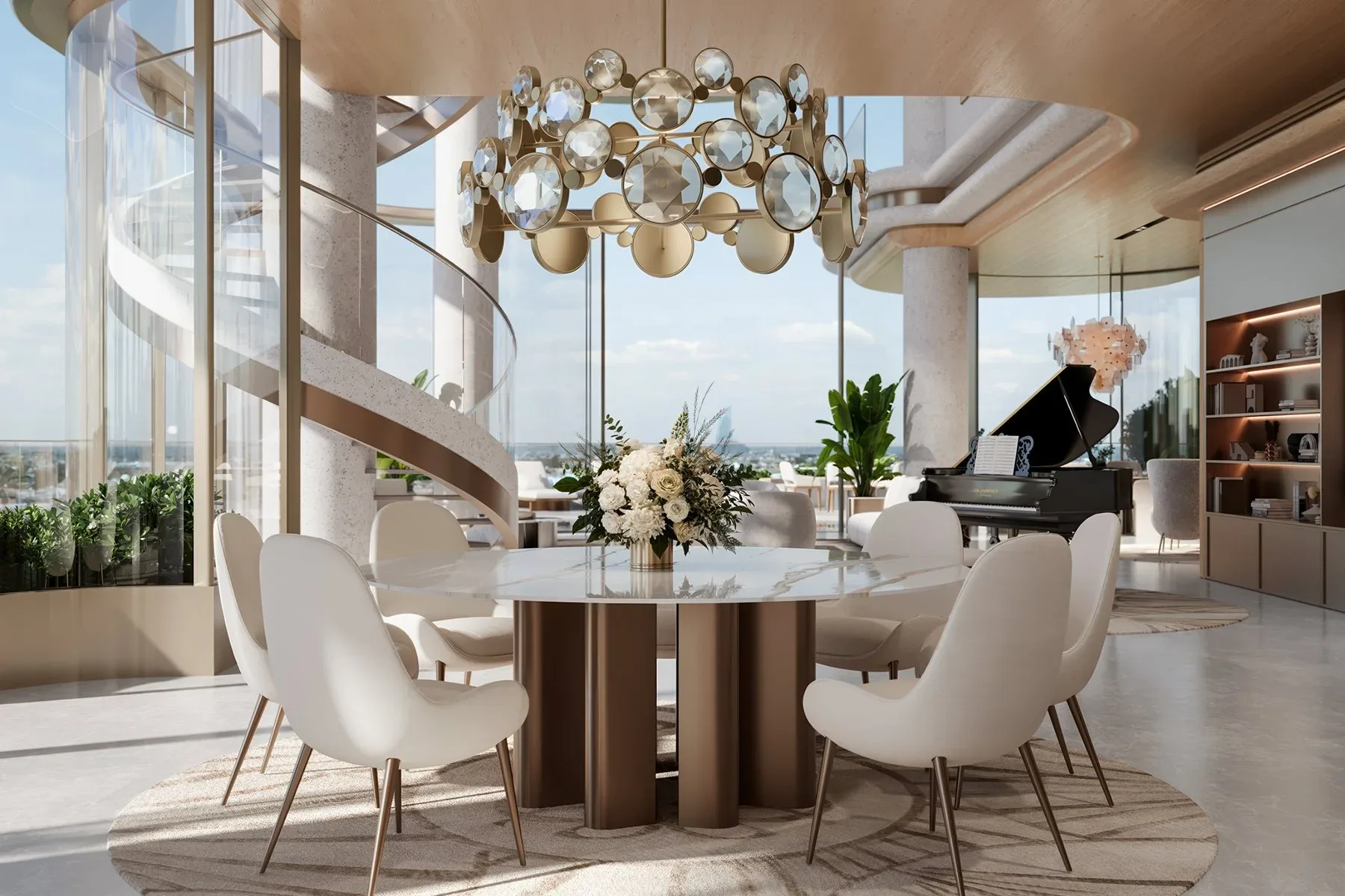 Stylish Duplex with Incredible City Views — photograph 2