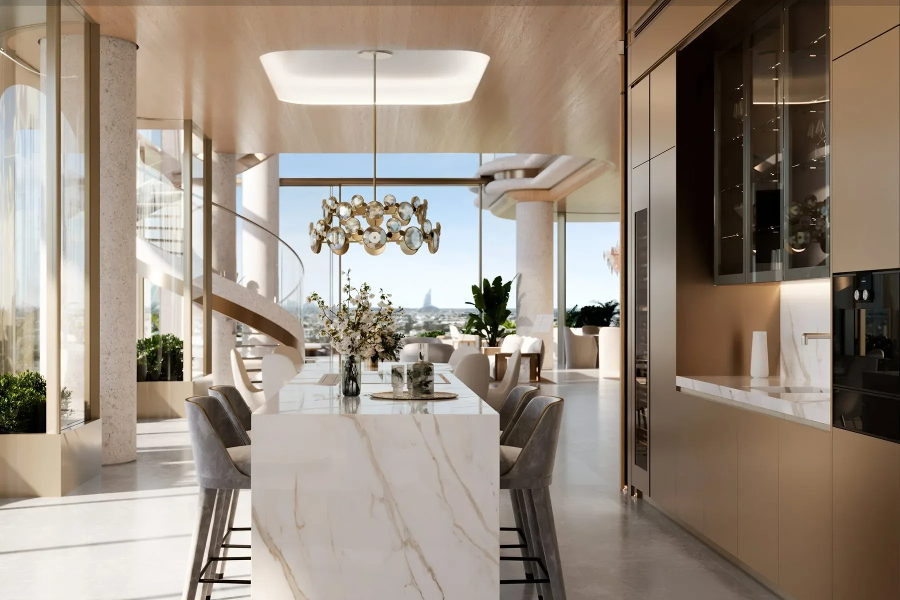 Stylish Duplex with Incredible City Views — photograph 4