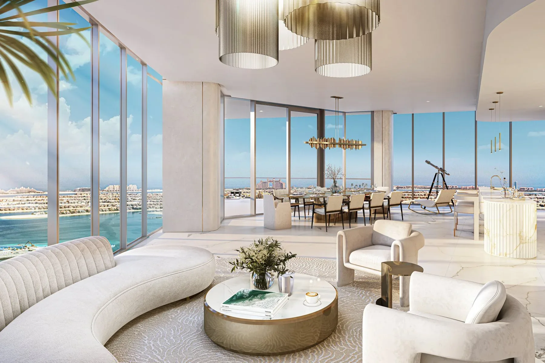 Palm-Facing Apartment with Panoramic Views — photograph 1