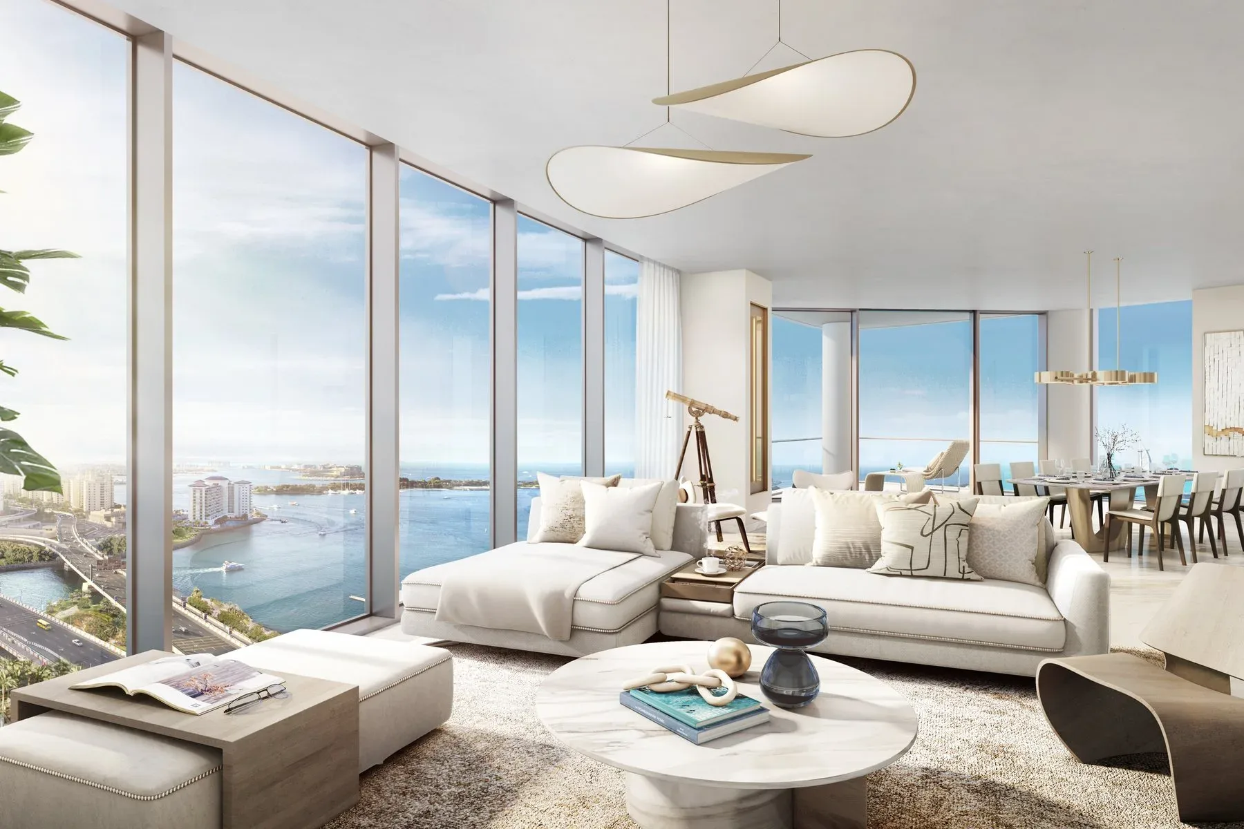 Palm-Facing Apartment with Panoramic Views — photograph 2