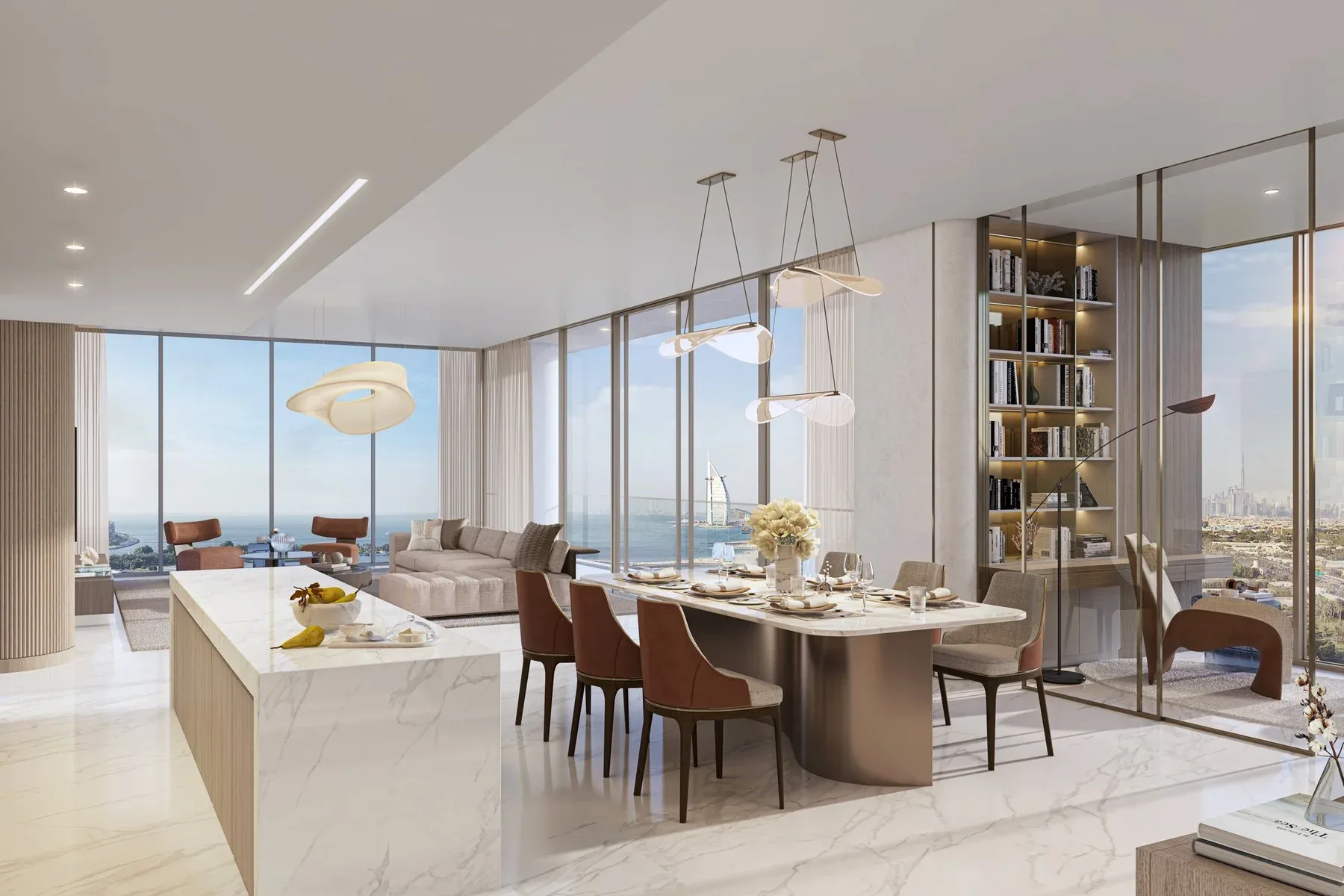 Palm-Facing Apartment with Panoramic Views — photograph 4