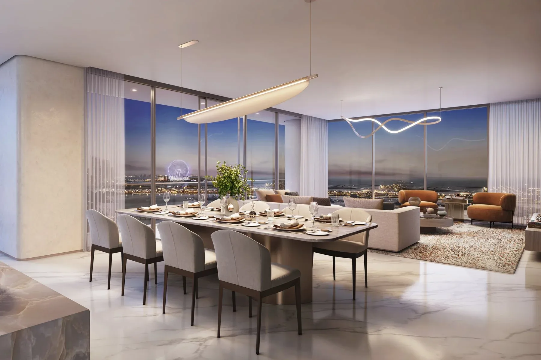 Palm-Facing Apartment with Panoramic Views — photograph 7