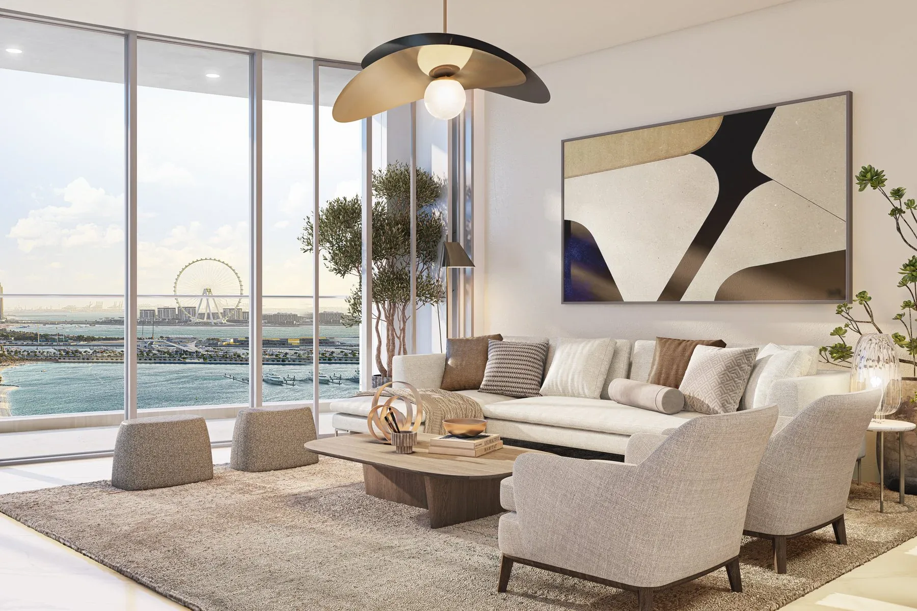 Palm-Facing Apartment with Panoramic Views — photograph 10