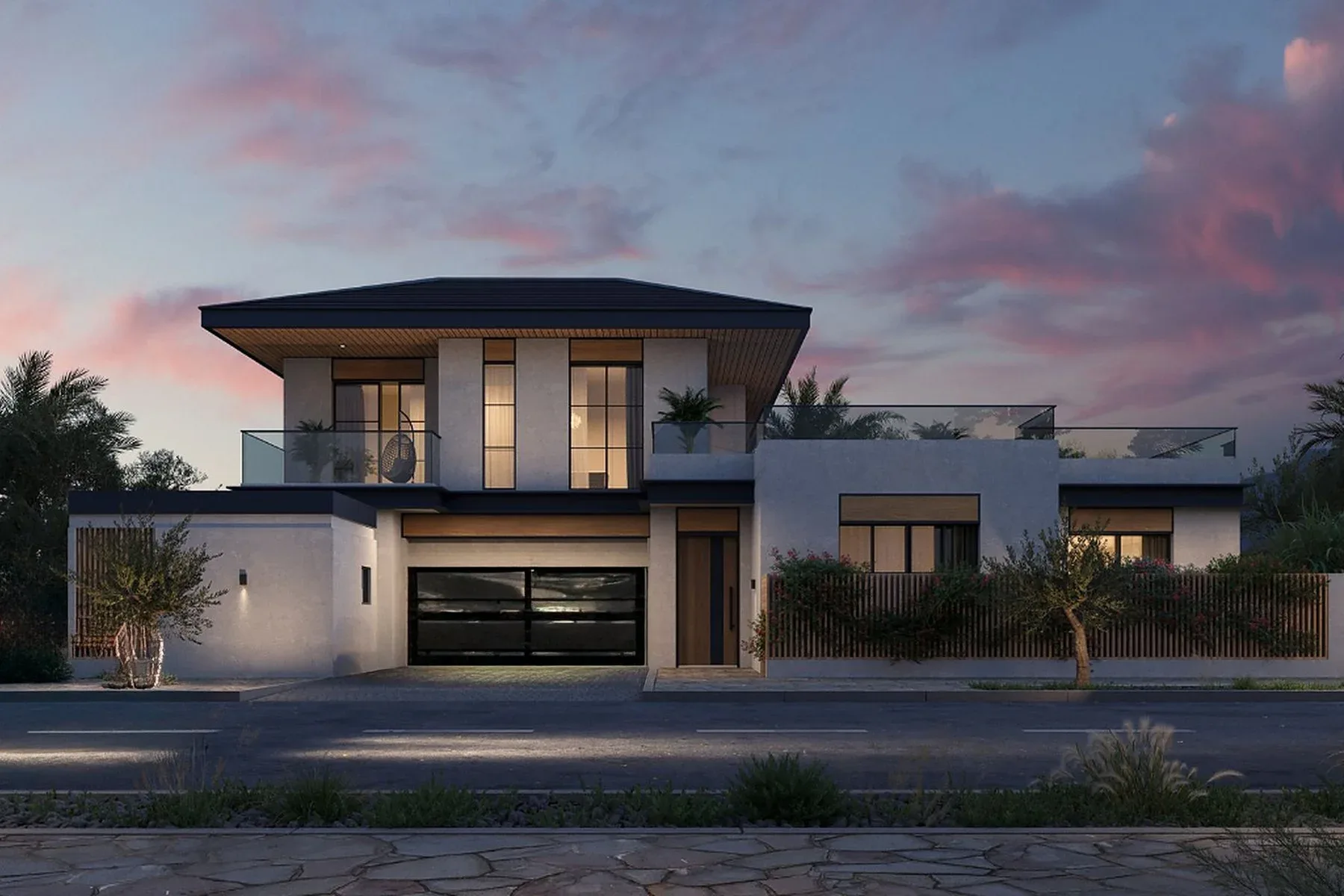 California-Style Villa in Al Naseem — photograph 9