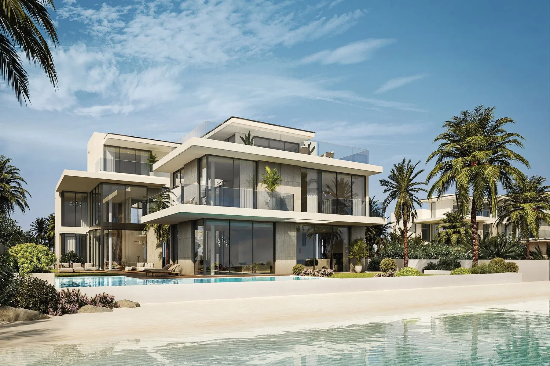 Rare Corner Villa on the Lagoon in MBR City — photograph 2