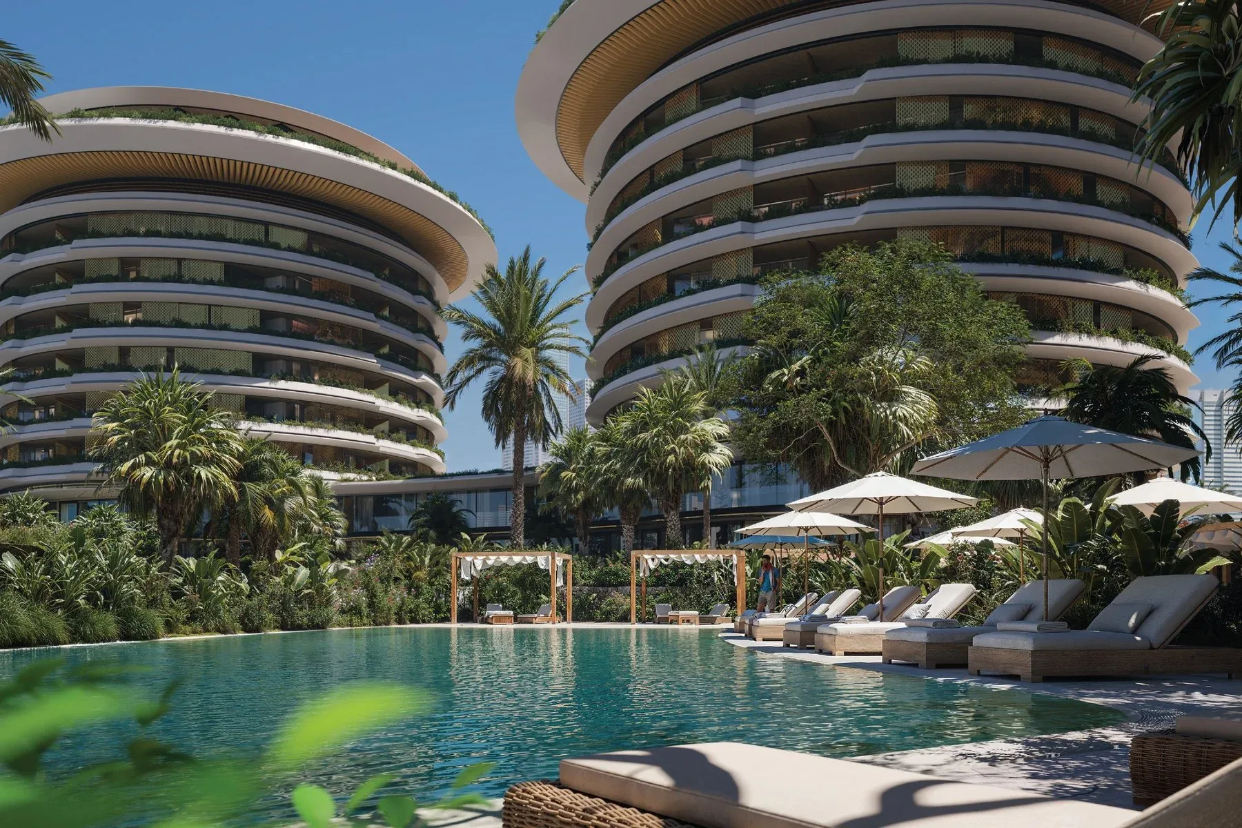 Dubai Harbour Apartment with Wraparound Terrace — photograph 7