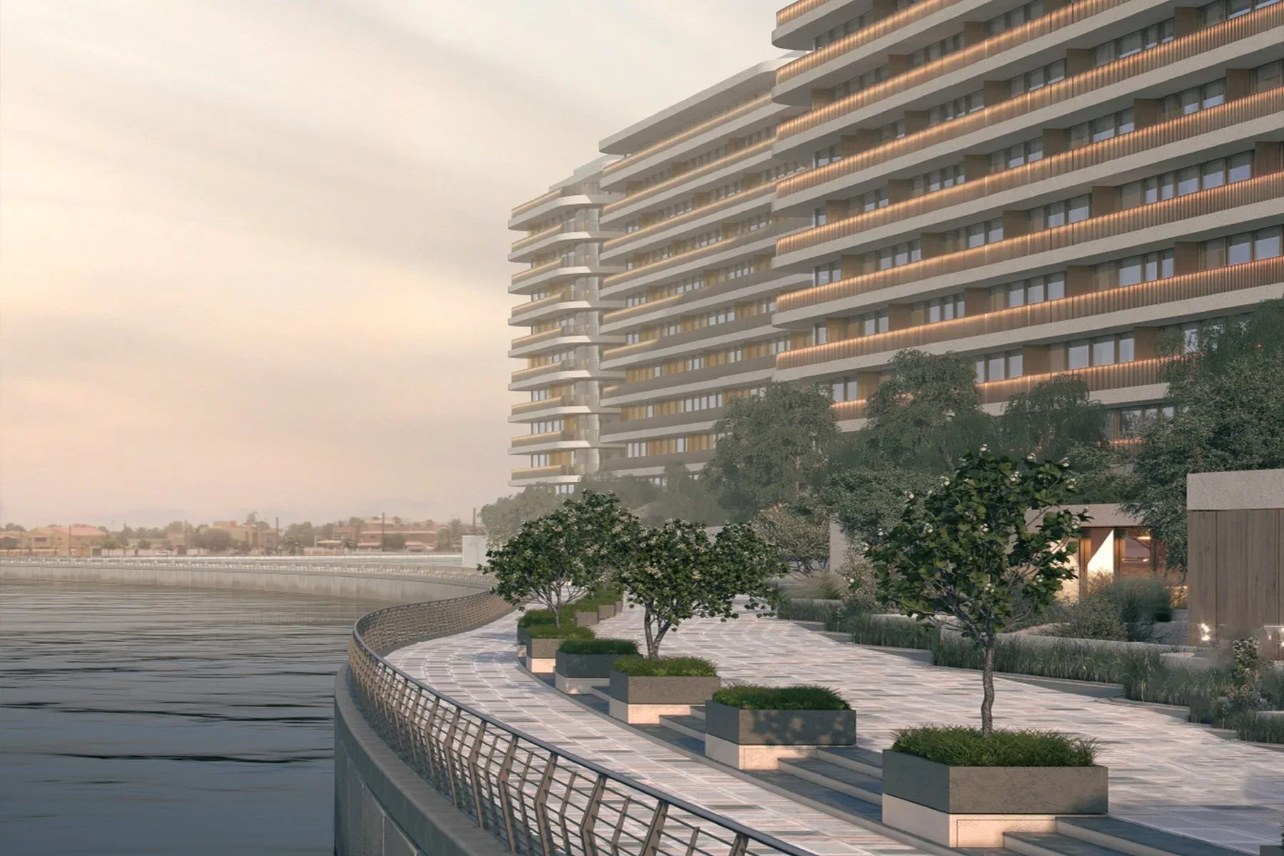 High-Floor Apartment with Full Canal Views — photograph 1
