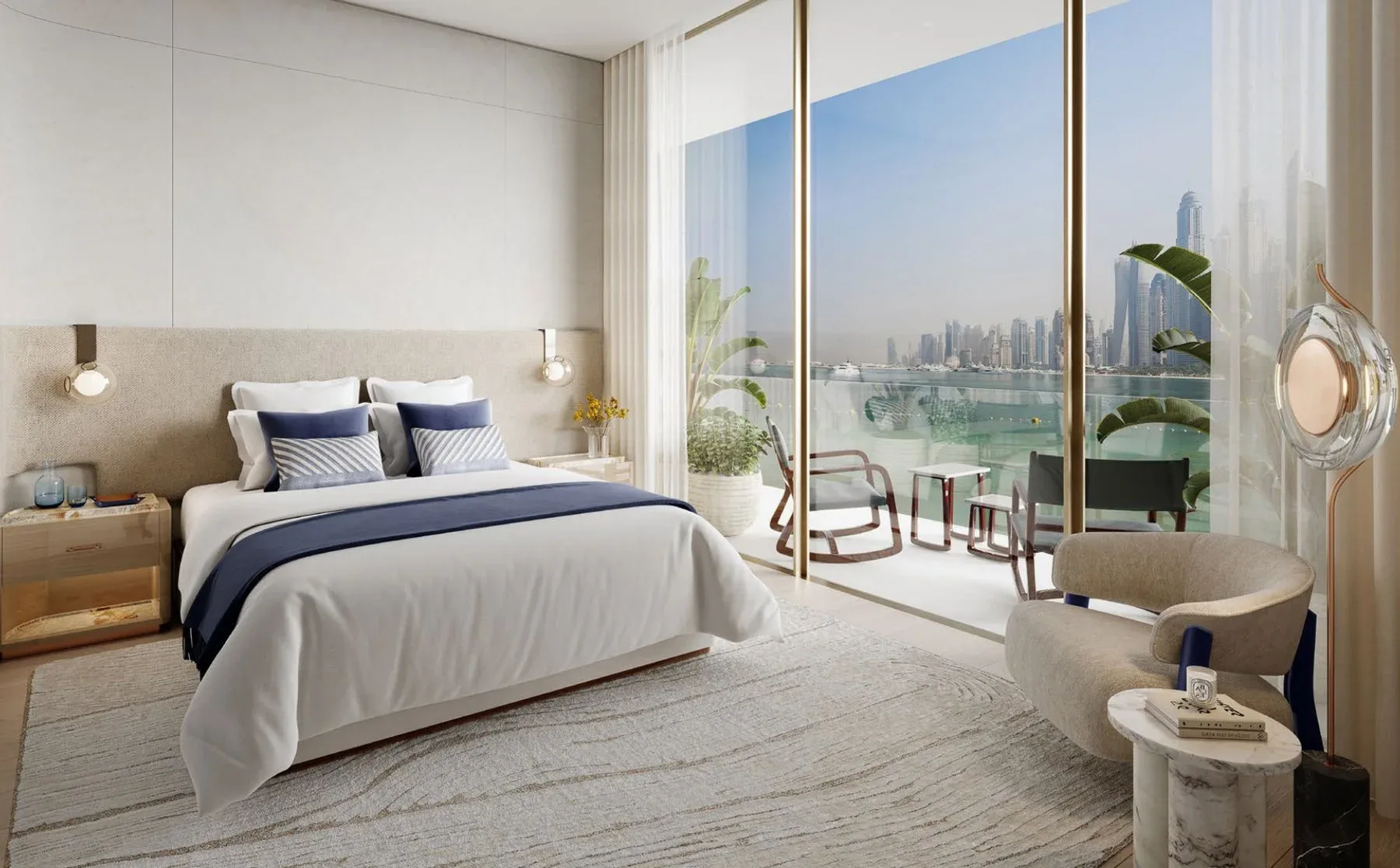 Elegant Dubai Harbour Apartment With Full Sea View — photograph 2