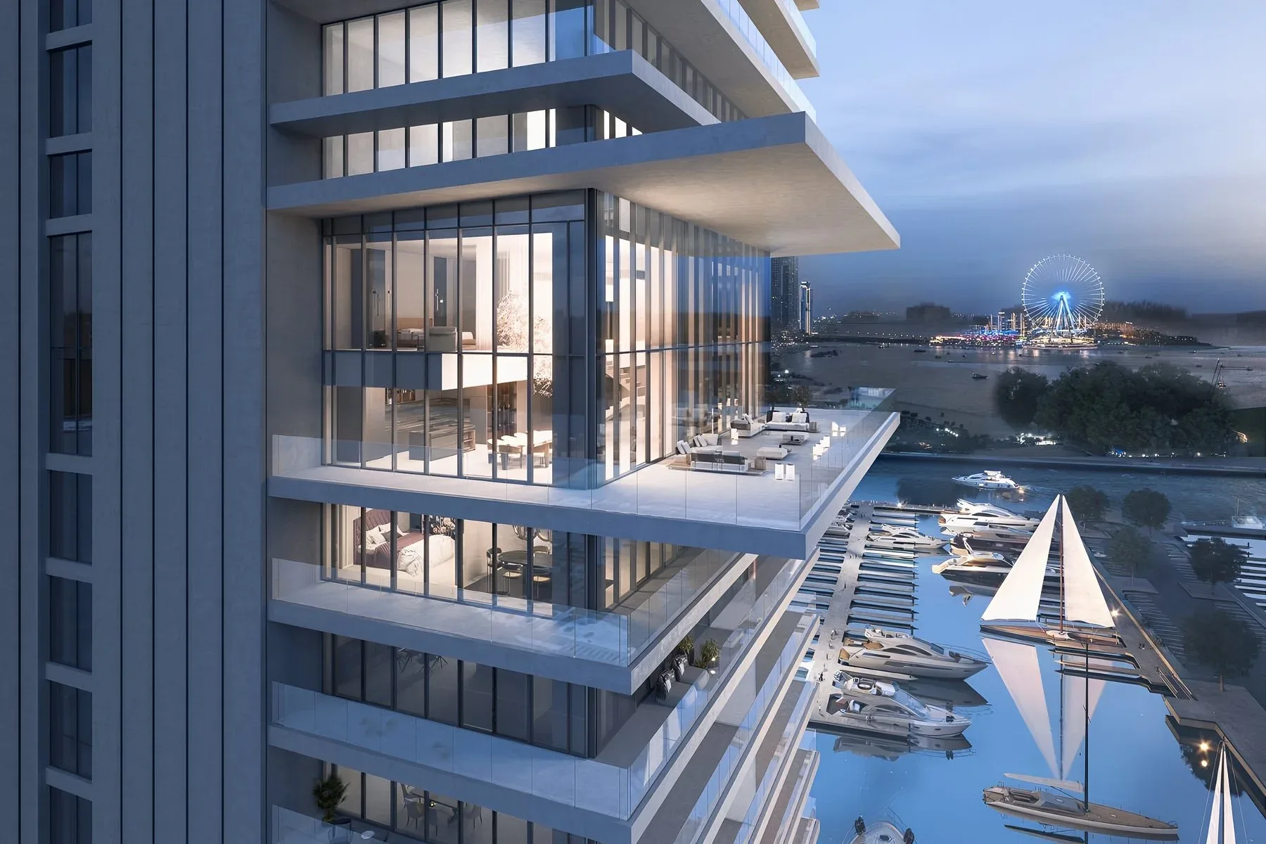 Sea-Facing Apartment in Dubai Harbour — photograph 1