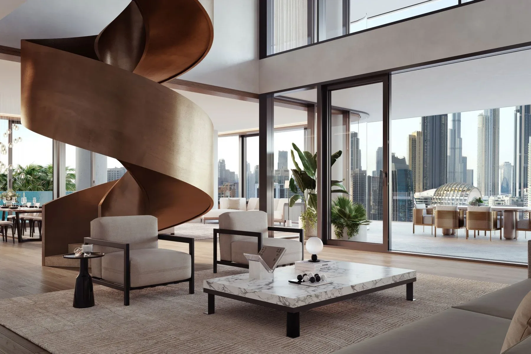 Business Bay Apartment of Refined Modern Character — photograph 2