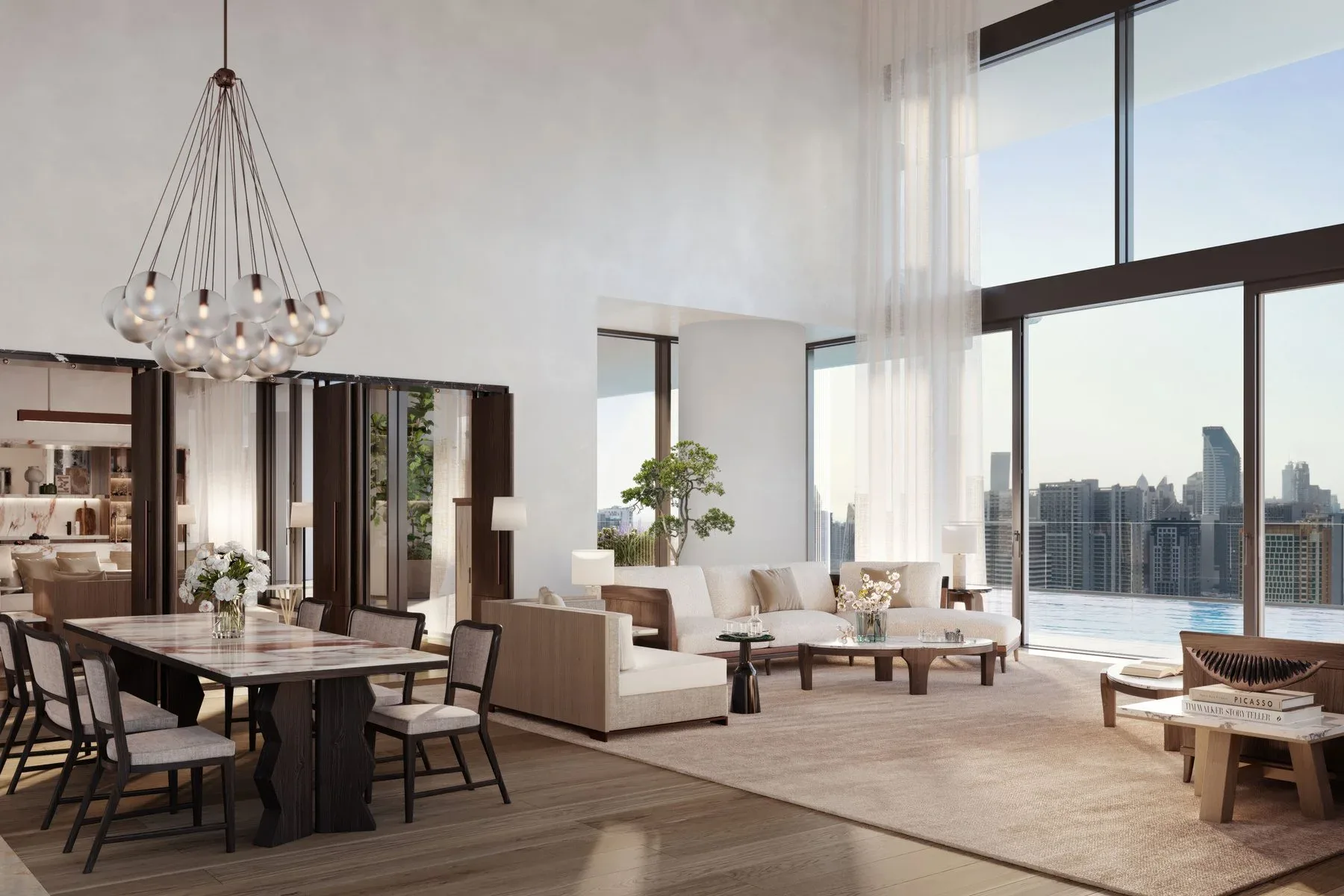 Business Bay Apartment of Refined Modern Character — photograph 3