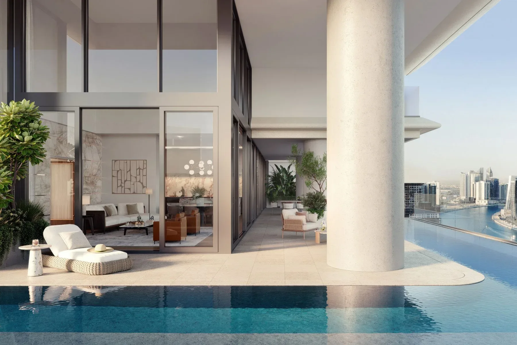 Business Bay Apartment of Refined Modern Character — photograph 6