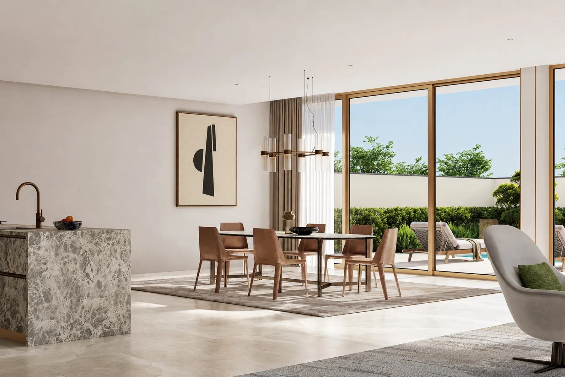 Refined Contemporary Home on Hudayriyat Island — photograph 2