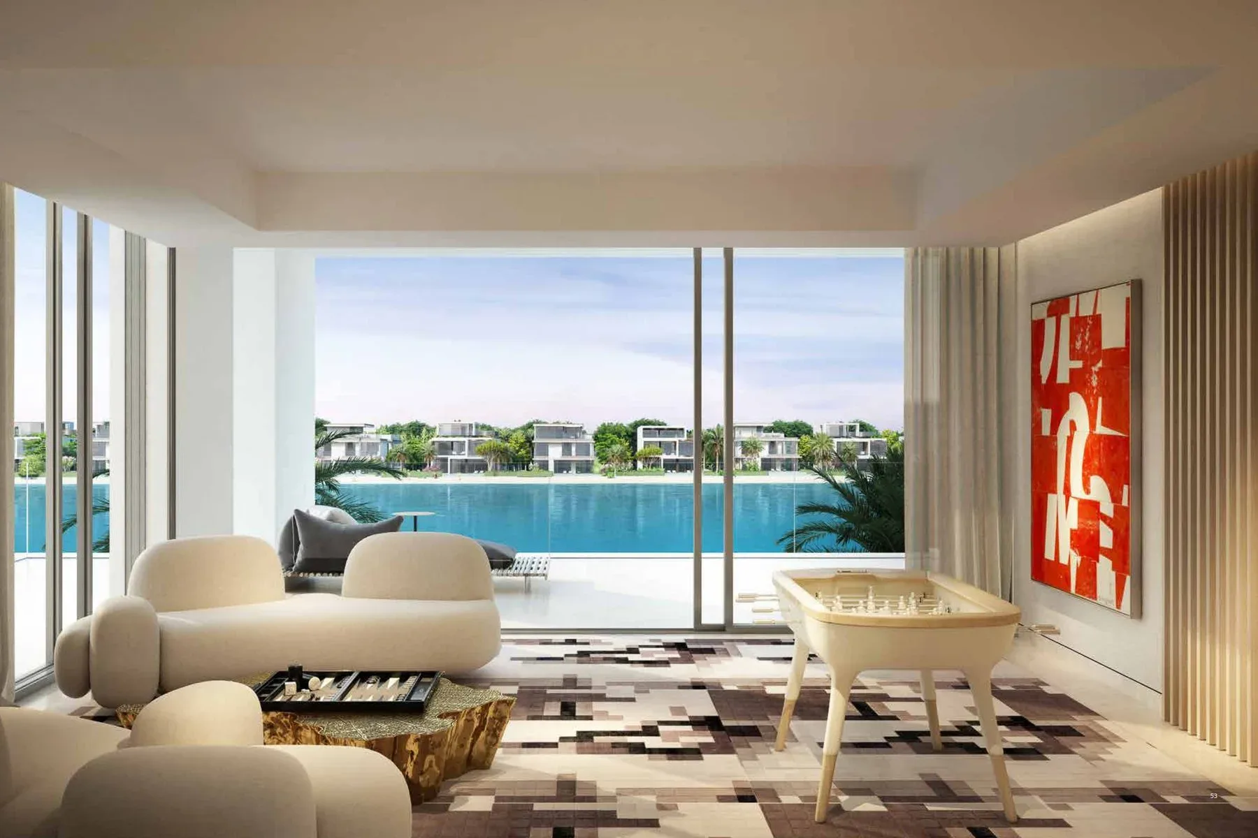 Expansive Beachfront Villa on Palm Jebel Ali — photograph 2